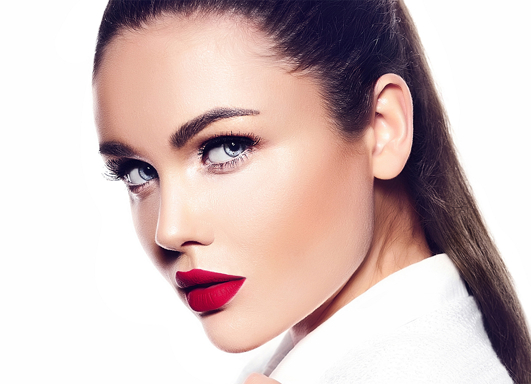 Salon Kosmetyki Profesjonalnej Red Lips Hair Brunette